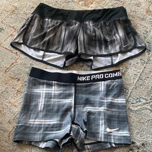 2 Nike shorts